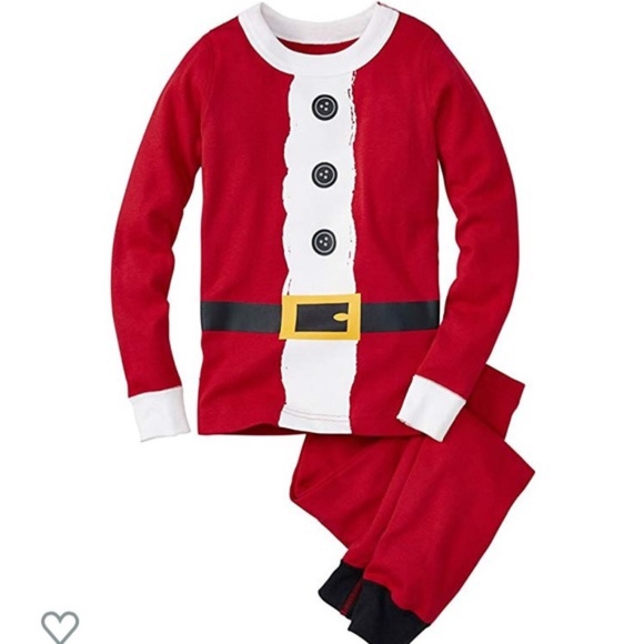 Hanna Andersson Other - 2 Sets Hanna Andersson Holiday Santa Kids Organic Cotton Long John Pajamas